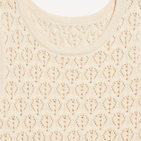 Old Navy Cozy Sleeveless Crochet Tunic Sweater - Picture 4 of 10